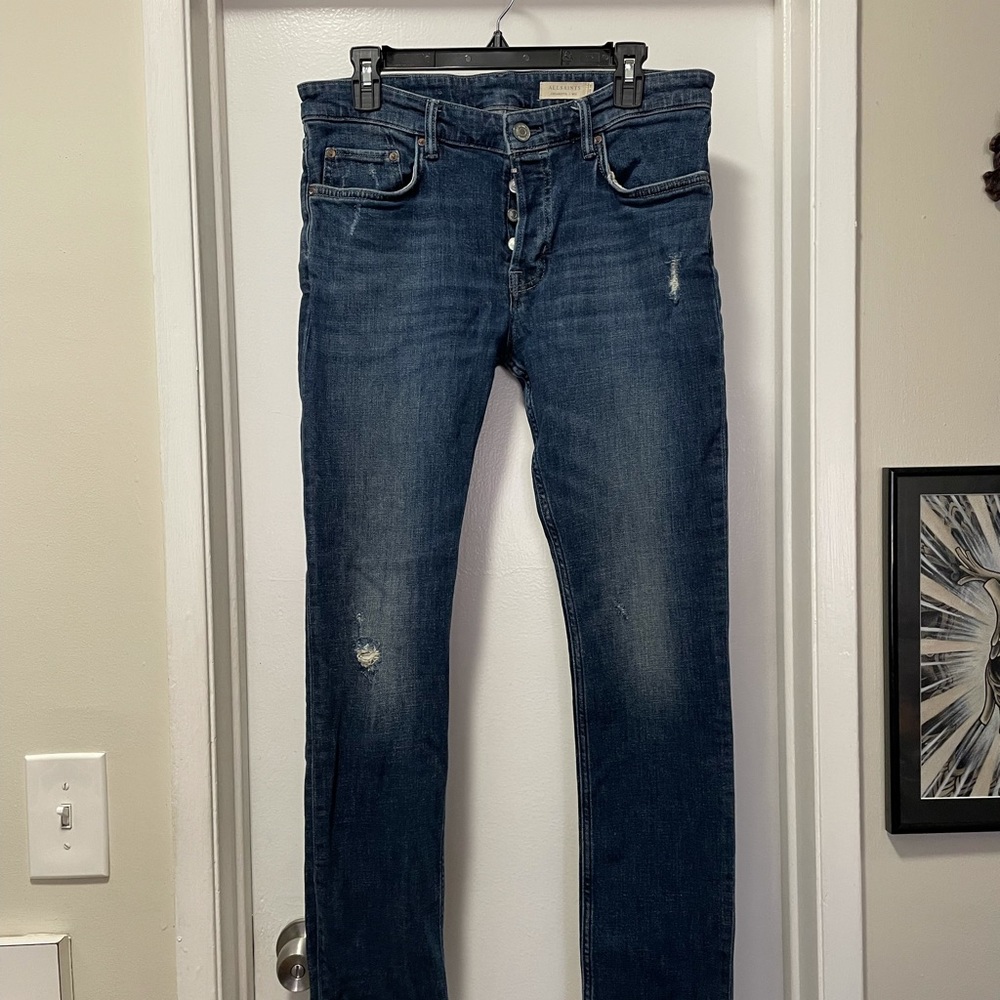 All Saints Men’s Cigarette Jeans